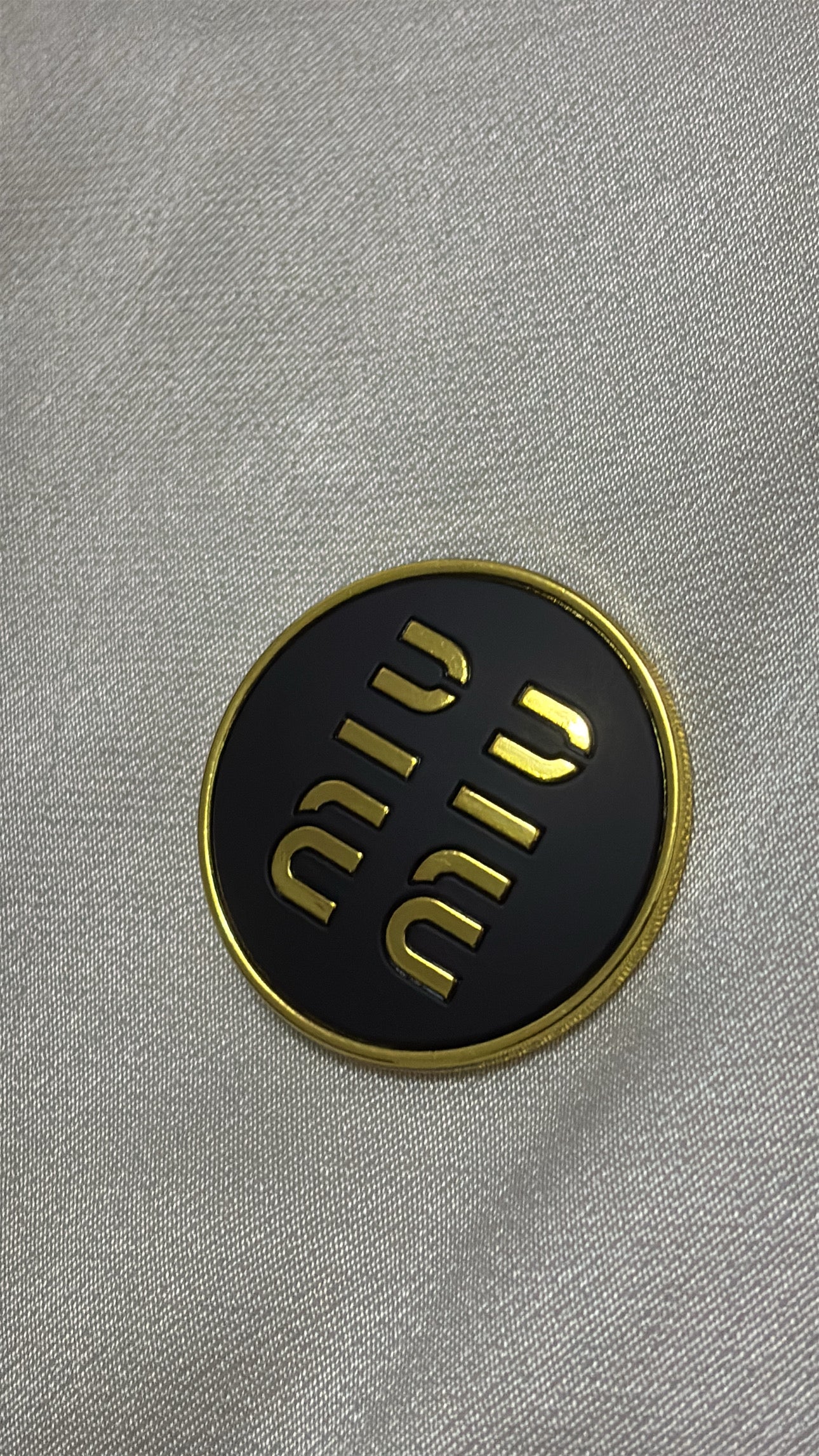 Miu Miu Broche Black