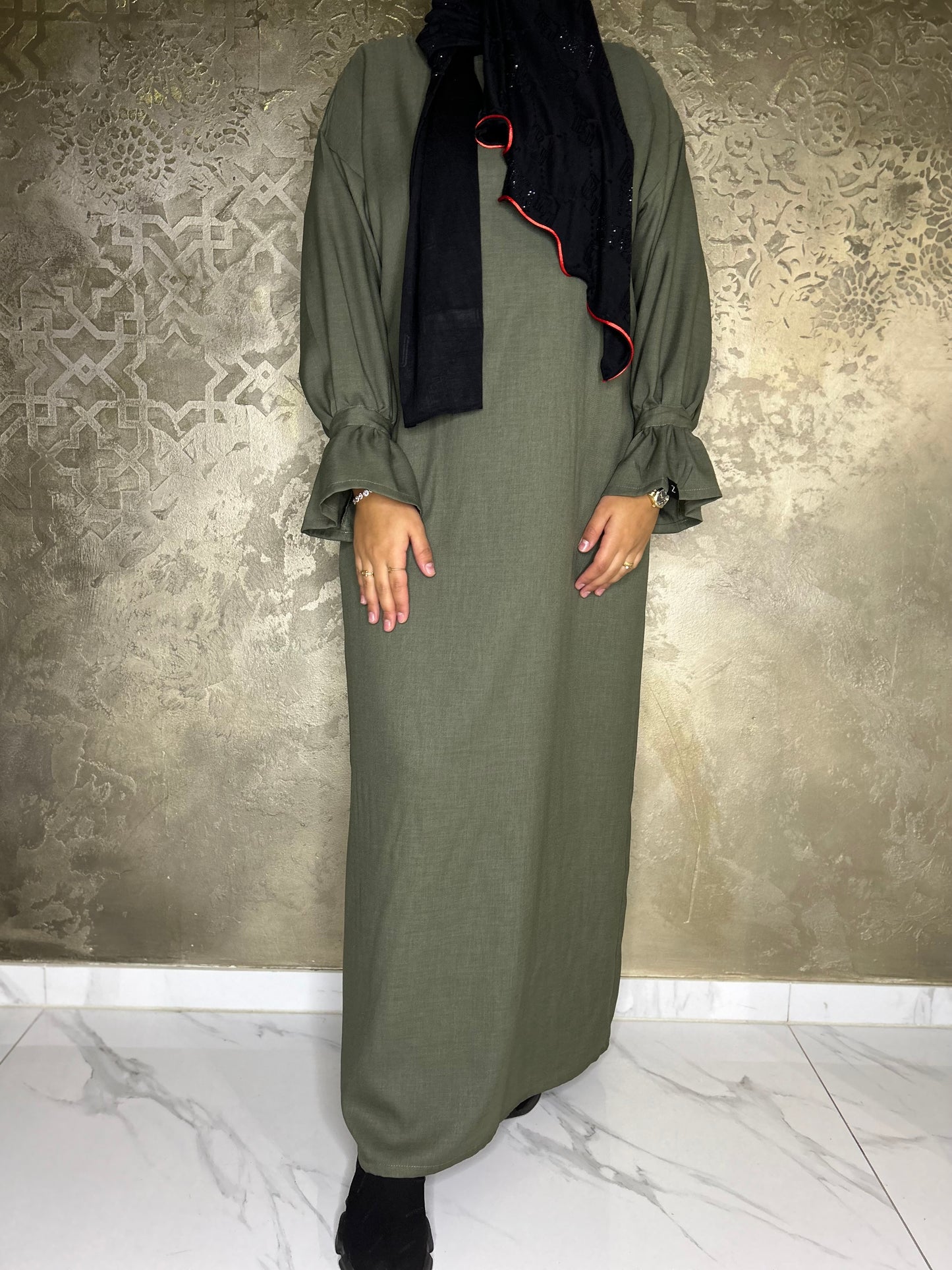 Green abaya