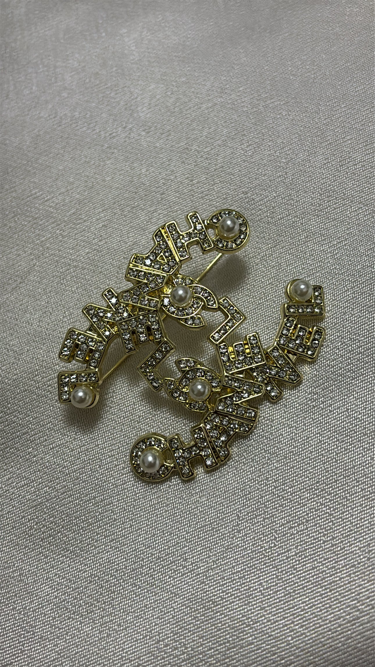 Gold Chanel Broche