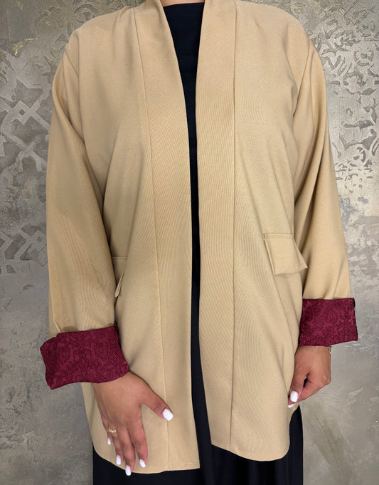 Beige x Bordeaux