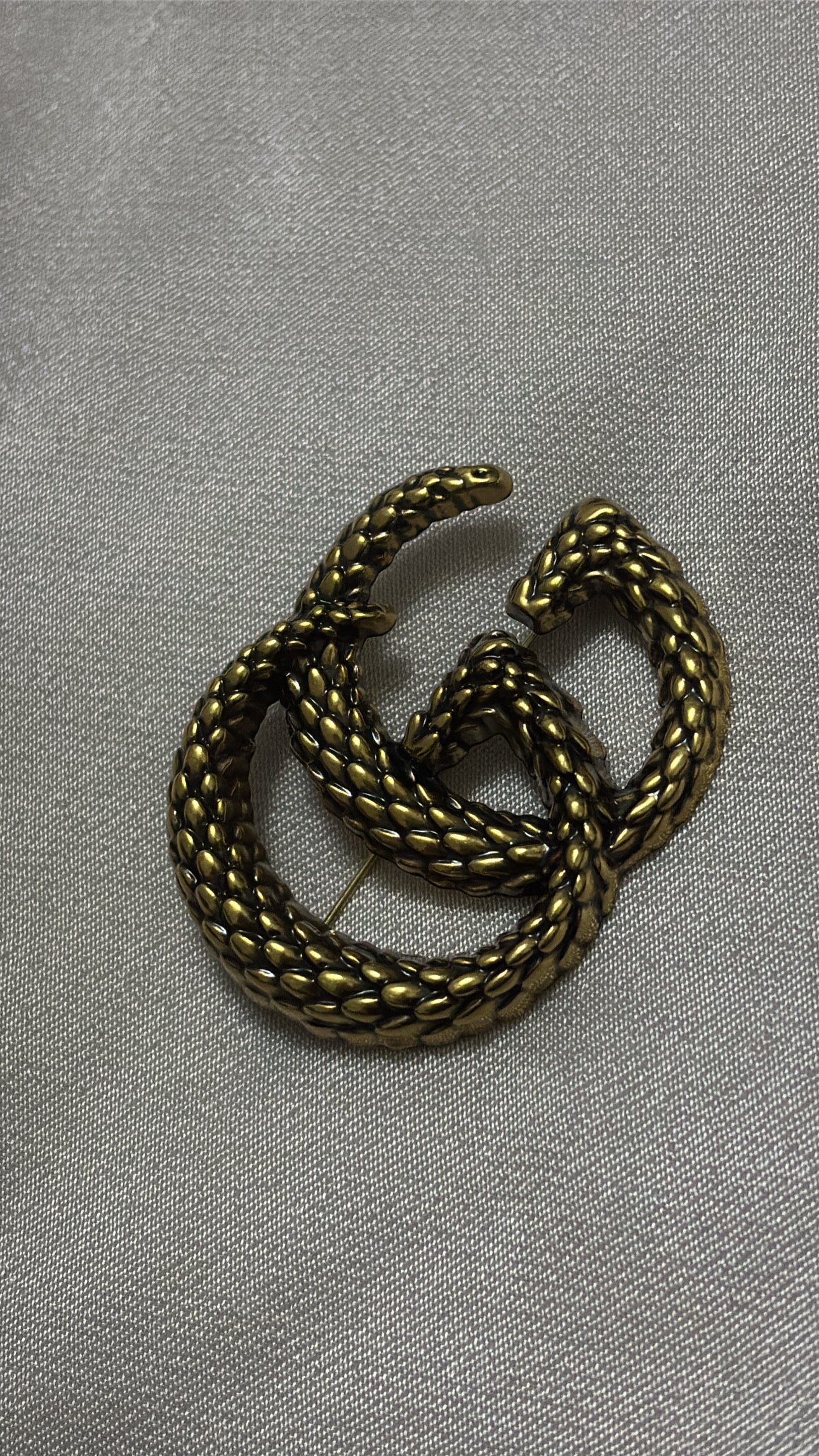 Bronze Gucci Broche