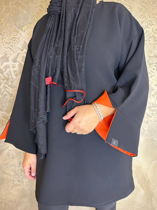 Black x oranje
