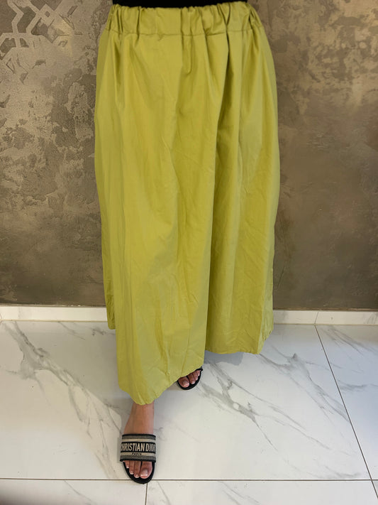 Green skirt