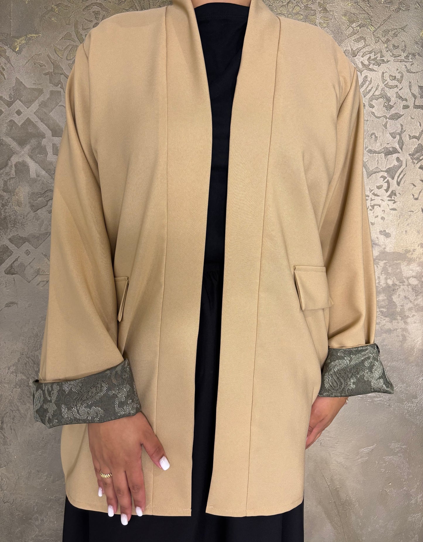 Beige x Green